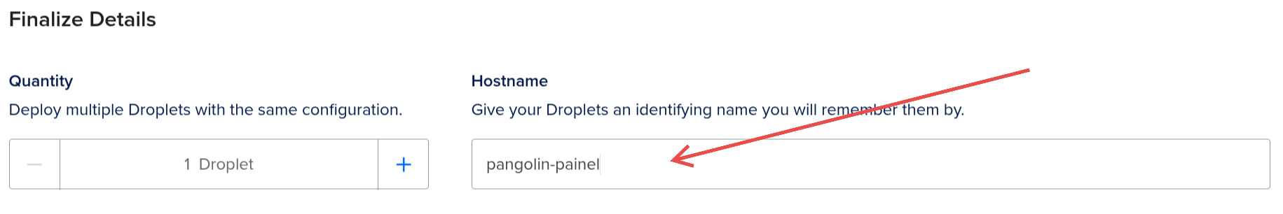 Definição do Hostname